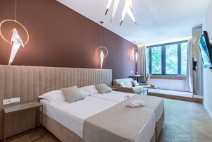 Superior-Doppelzimmer | Hochwertige Bettwaren, Pillowtop-Betten, individuell eingerichtet