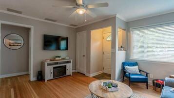 Smart TV, fireplace, offices