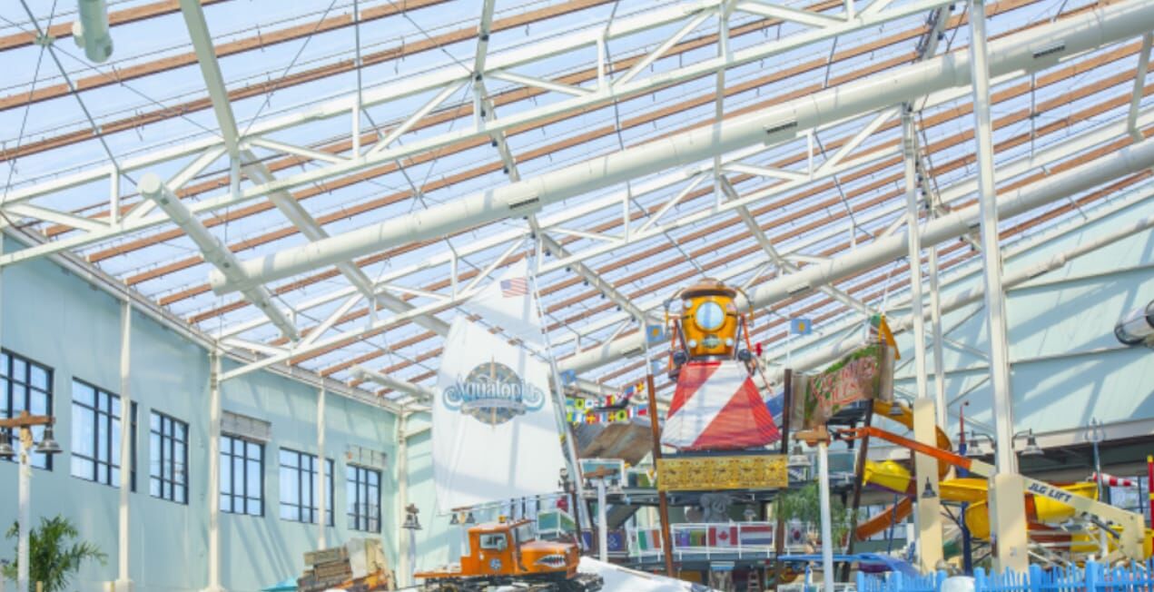 Aquatopia's waterparks are only 30 minutes away and open year round.