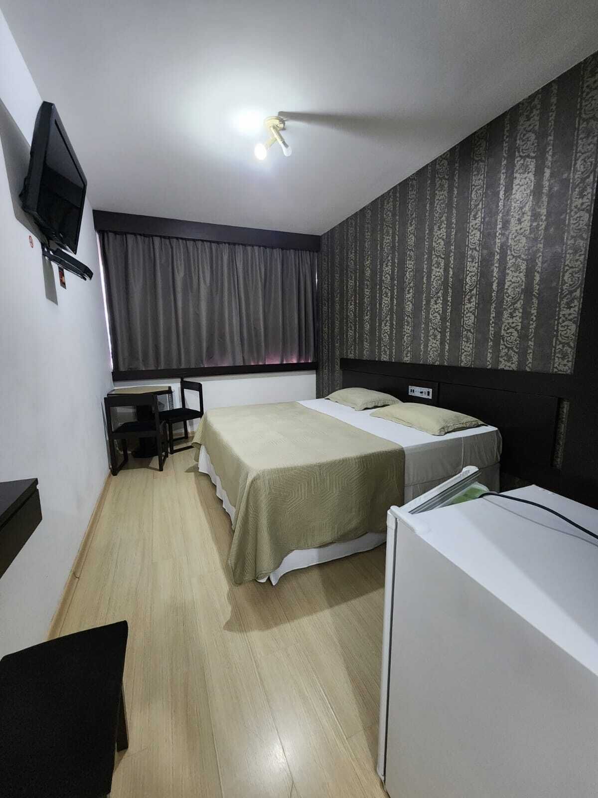 traditional double room | minibar, desk, laptop workspace, blackout curtains