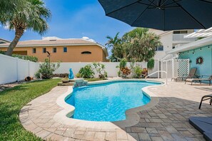 Una piscina riscaldata