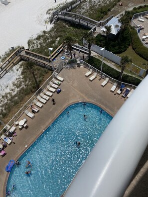 Indoor pool, outdoor pool