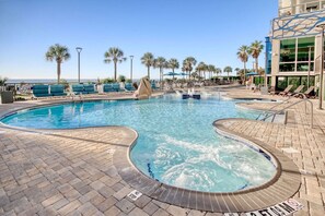 Indoor pool, a heated pool - Oceanfront 3BR/2BA,walking distance to everything. (Myrtle Beach)