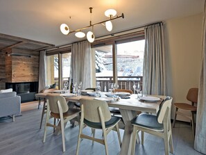 Dining - Luxury Apartment with Spa Access Near Slopes - The Allues (Méribel)