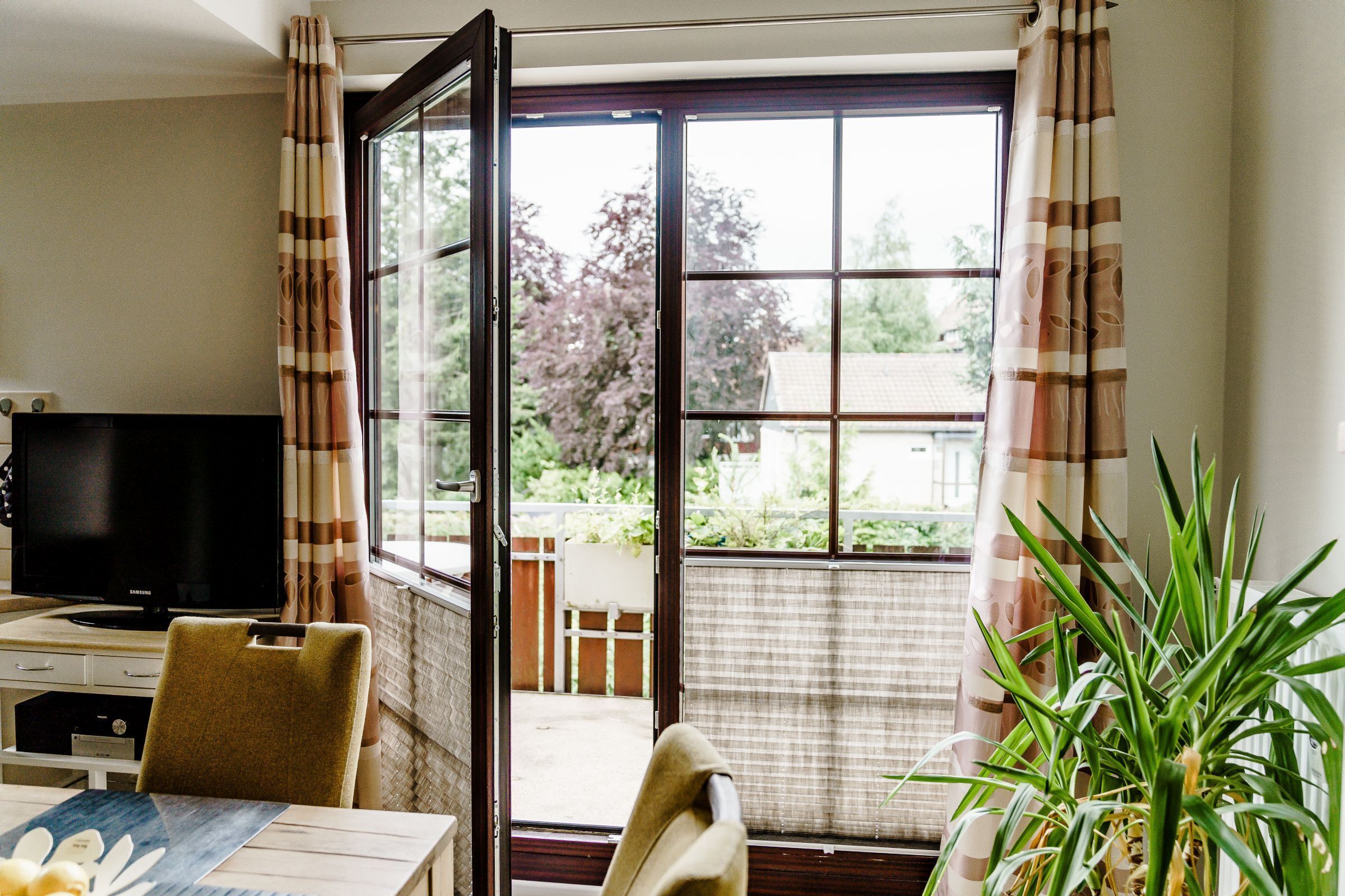 Vue depuis l’hébergement