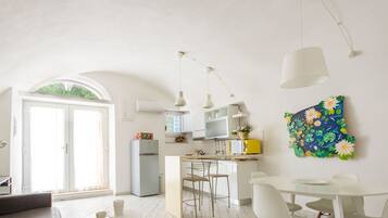 Apartment | Living area | 24-inch flat-screen TV with digital channels, TV