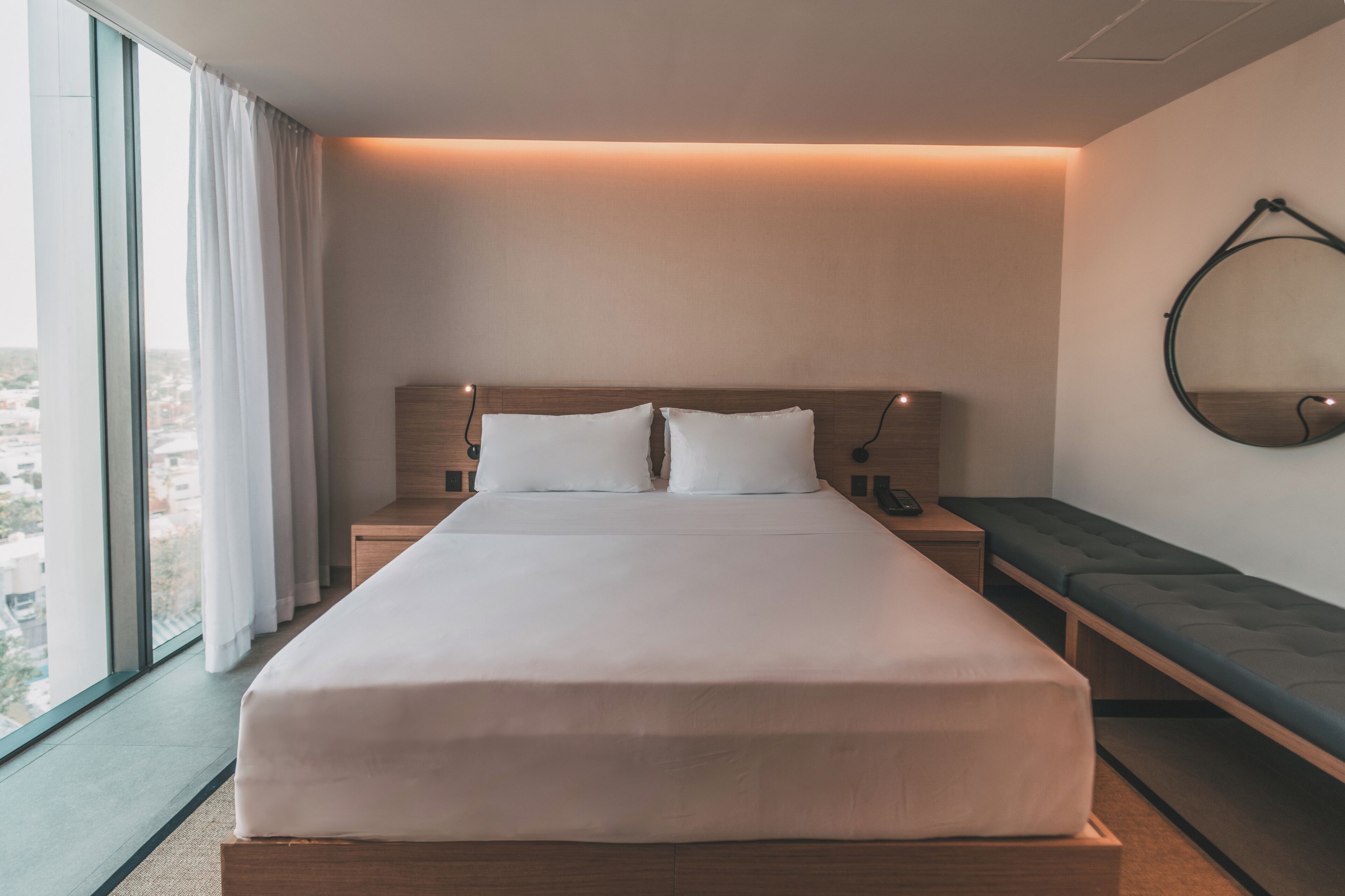 In-room safe, desk, laptop workspace, blackout drapes