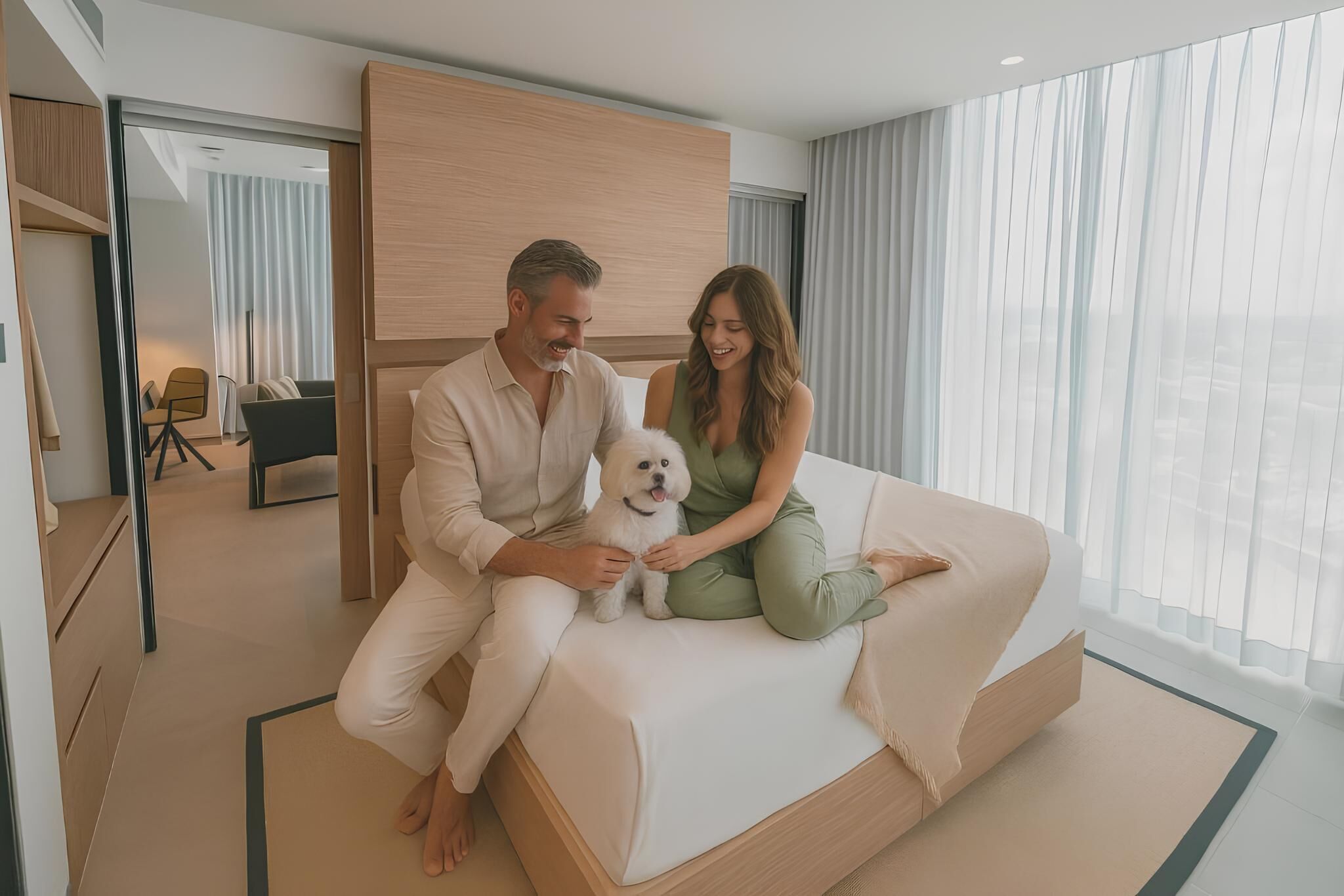 Caja de seguridad en la habitación y escritorio 