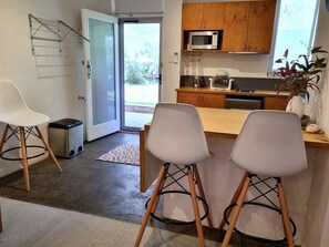 Microwave, oven, stovetop, toaster