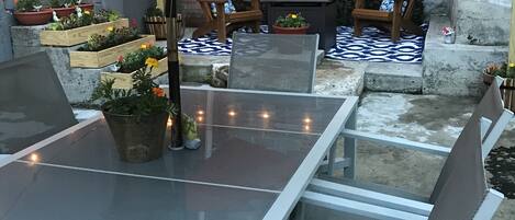 Restauration en plein air