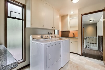 Pacific Nw Mid-century Modern Waterfront Gem Located On Raft Island 3 Bedroom Home by RedAwning