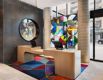 Reception area at Motto by Hilton New York City Chelsea