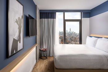 Room, 1 King Bed (Landmark City View) | View from room at Motto by Hilton New York City Chelsea