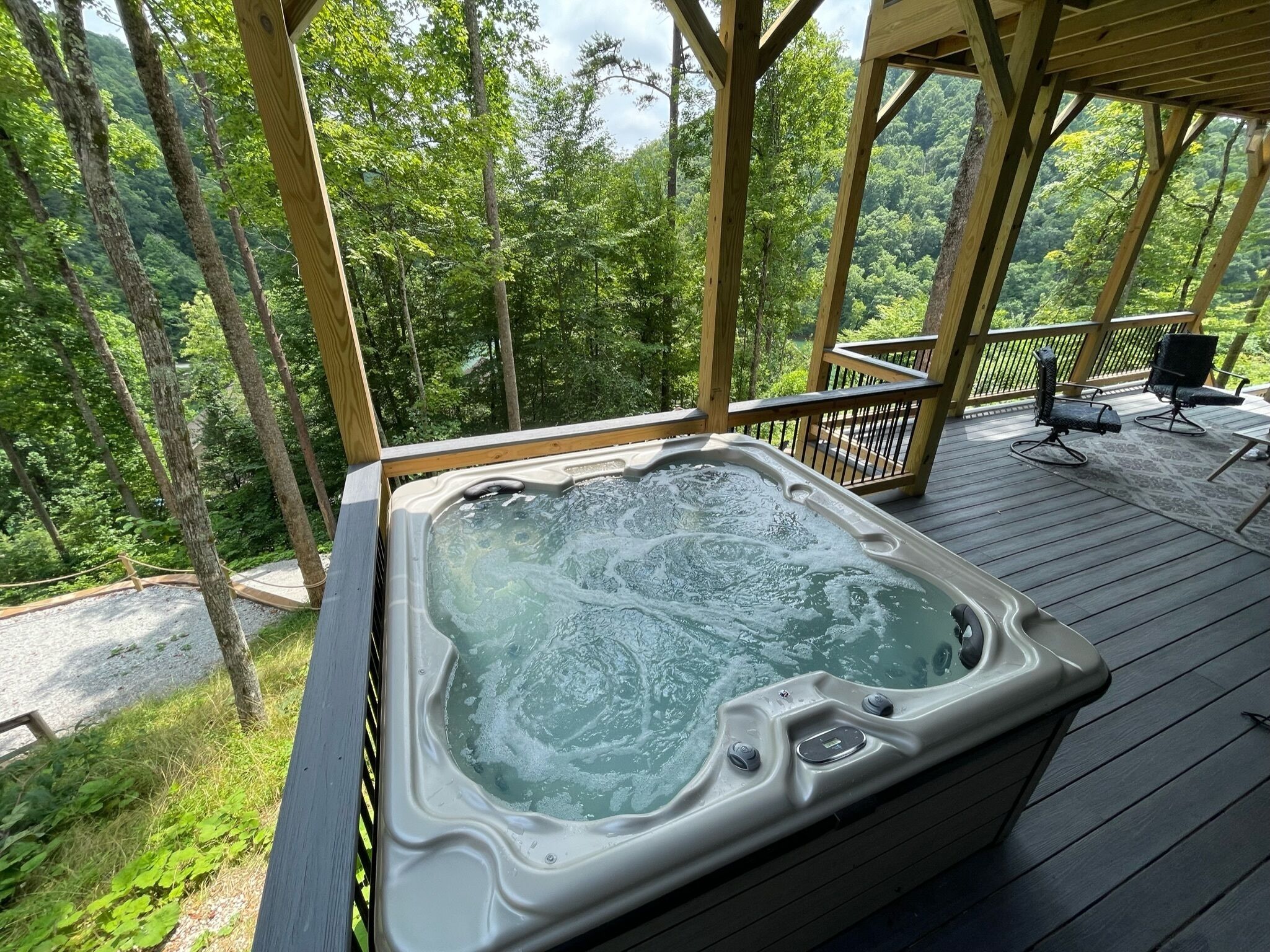 Bain à remous extérieur