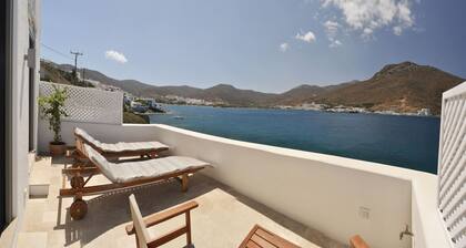 Amorgos the olive garden above the sea I