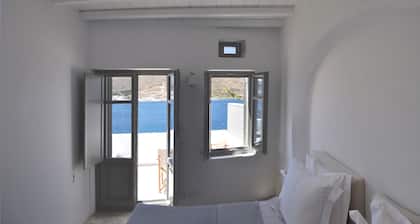 Amorgos the olive garden above the sea I