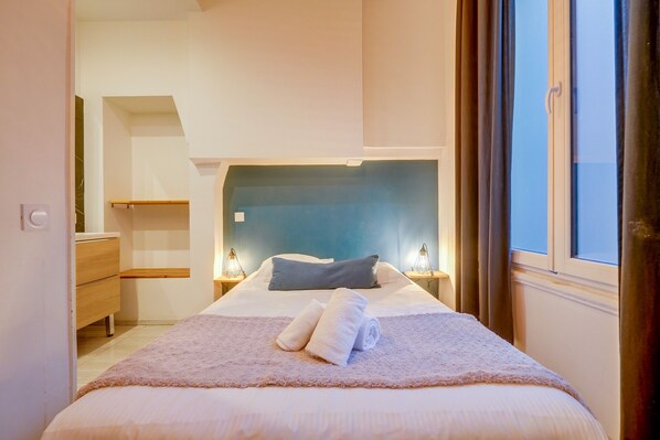 1 Schlafzimmer, Bügeleisen/Bügelbrett, kostenloses WLAN, Bettwäsche