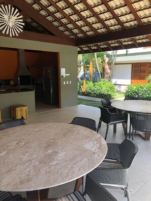 Opções para refeição ao ar livre