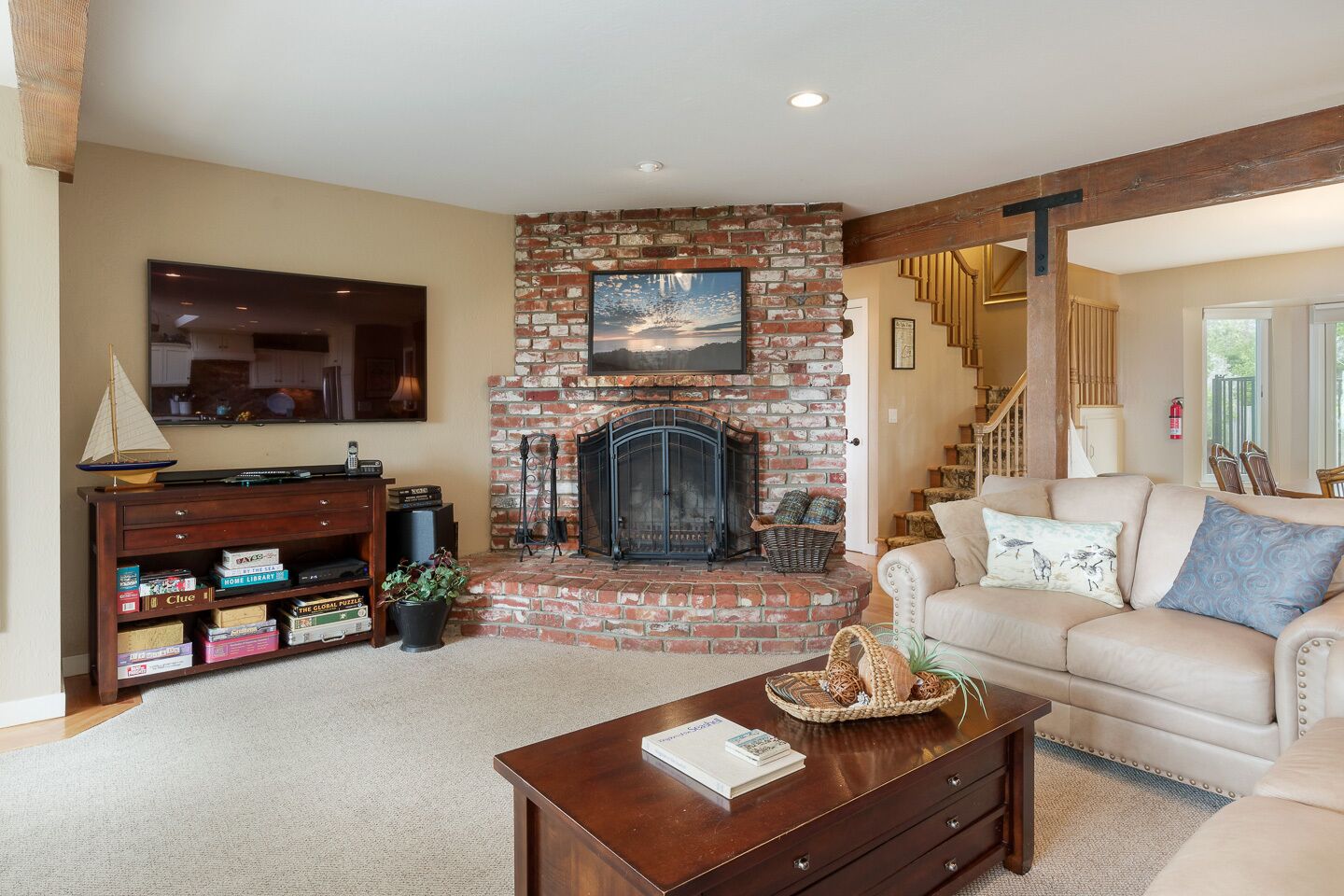 Castle by the sea with built in swimming pool