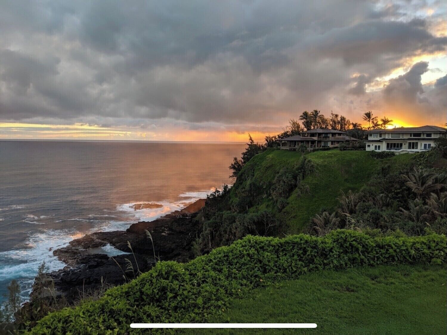 My favorite place to catch the sunset is on the golf course across the street.