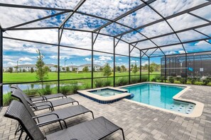 Una piscina climatizada