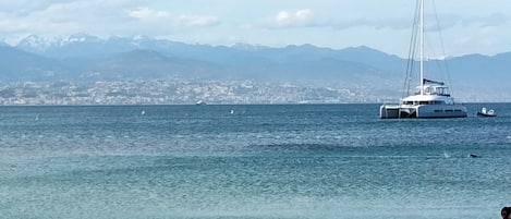 On the beach
