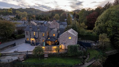 Newly refurbished luxury 5 bed riverside house with hot tub and annexe.