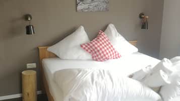 2 slaapkamers, reisbedje, gratis wifi, beddengoed