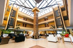 Sittområde i lobbyn