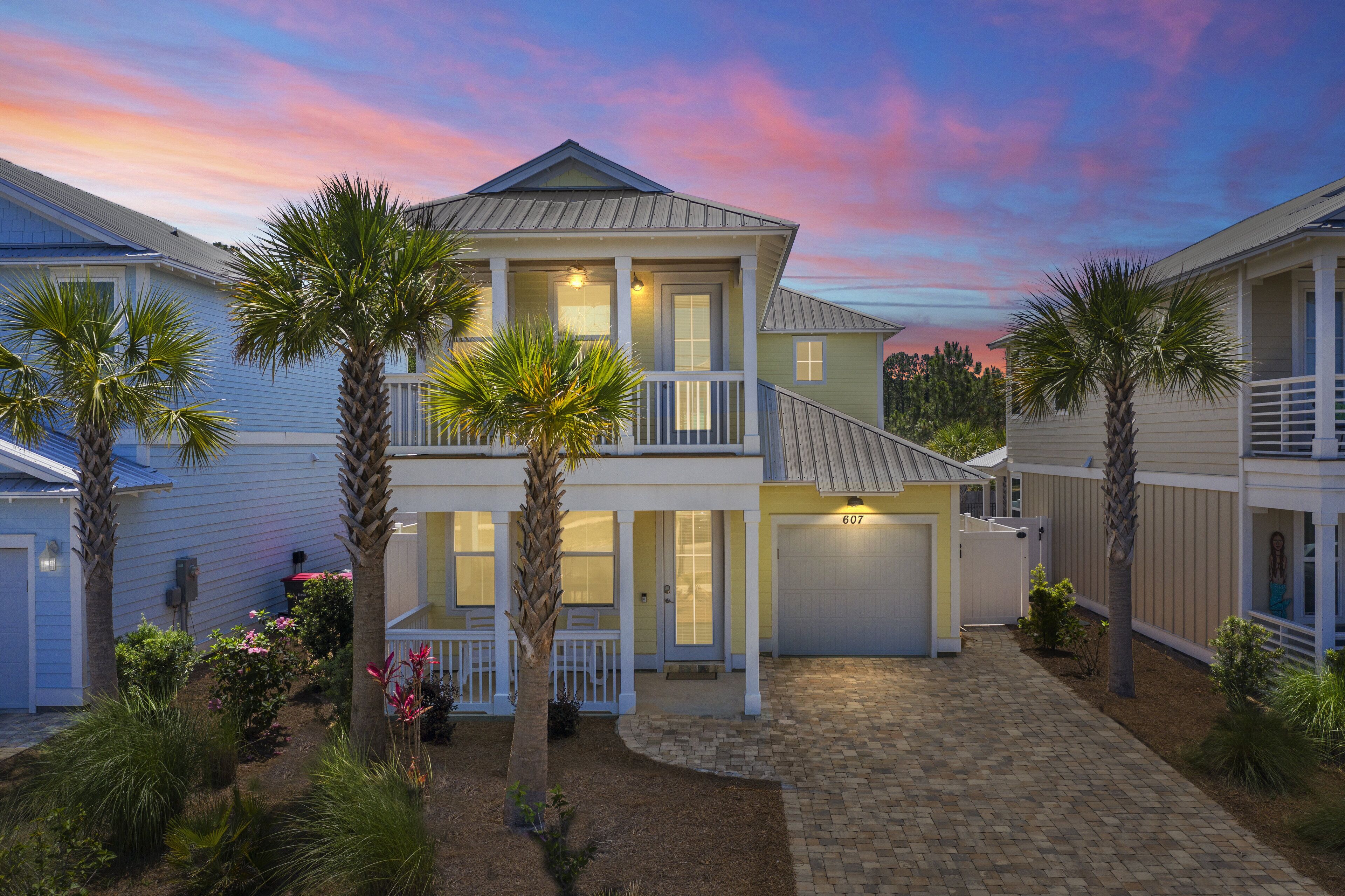 One Block to the Beach w/ a Private HEATED Pool.