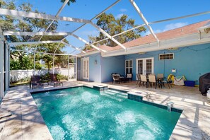 Una piscina climatizada