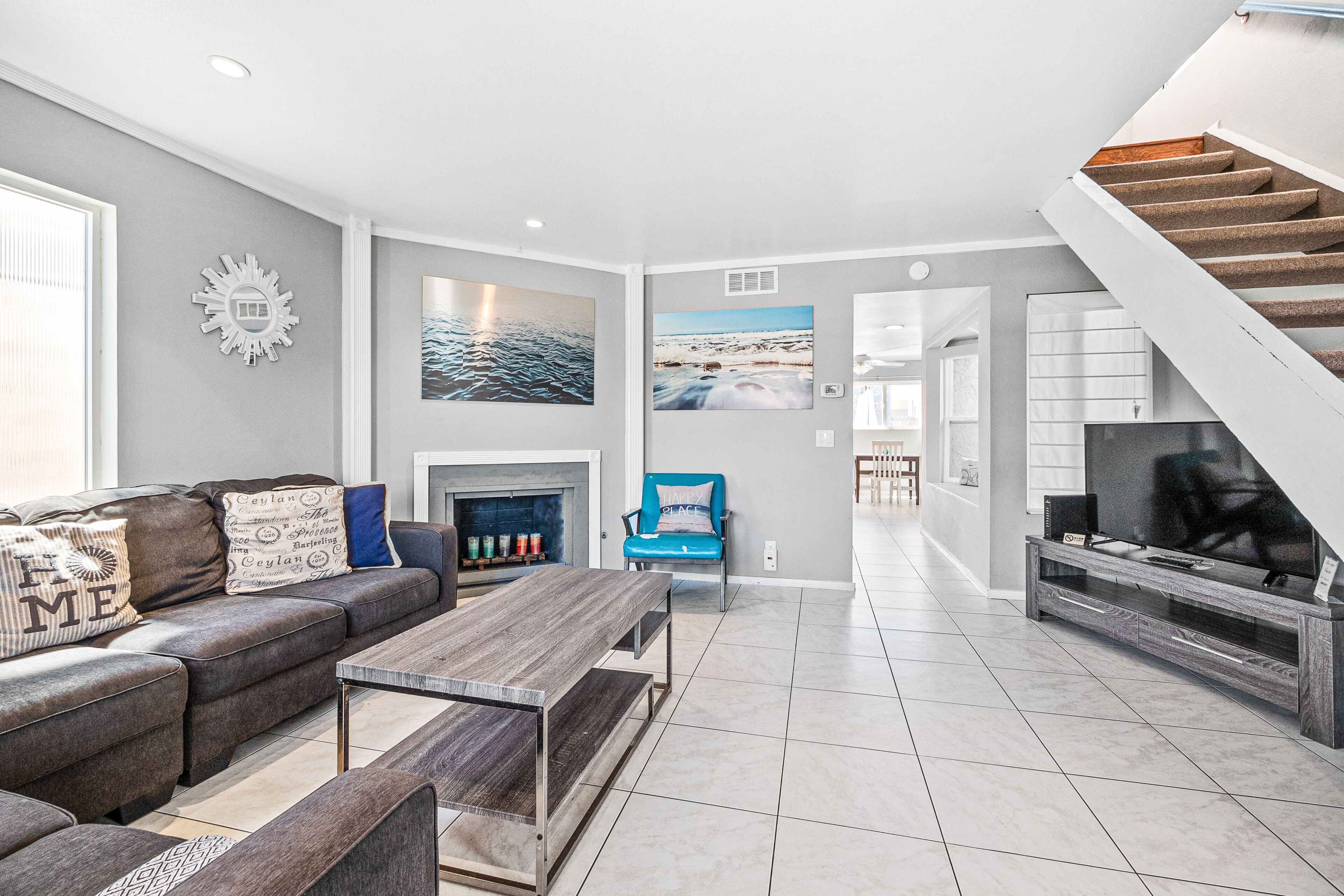 Two-Story Family-Friendly Home w/Free WiFi, Gas Grill, & Balcony - Dogs OK!