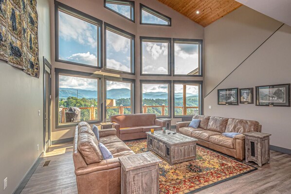 TV connectée, cheminée