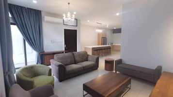 Exclusive Villa | Ruang tamu | TV skrin rata
