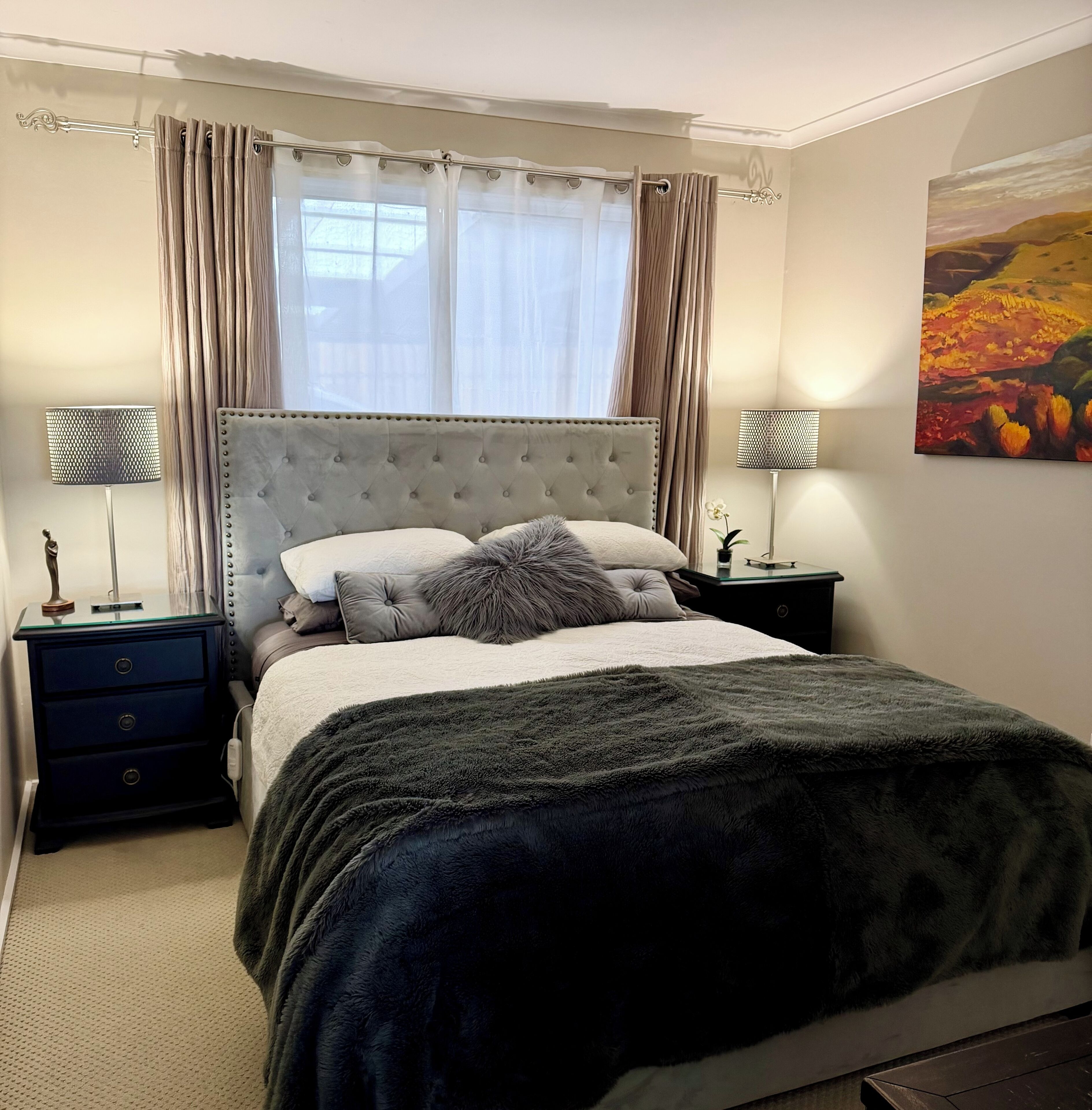 2 chambres, fer et planche à repasser, Wi-Fi, draps fournis