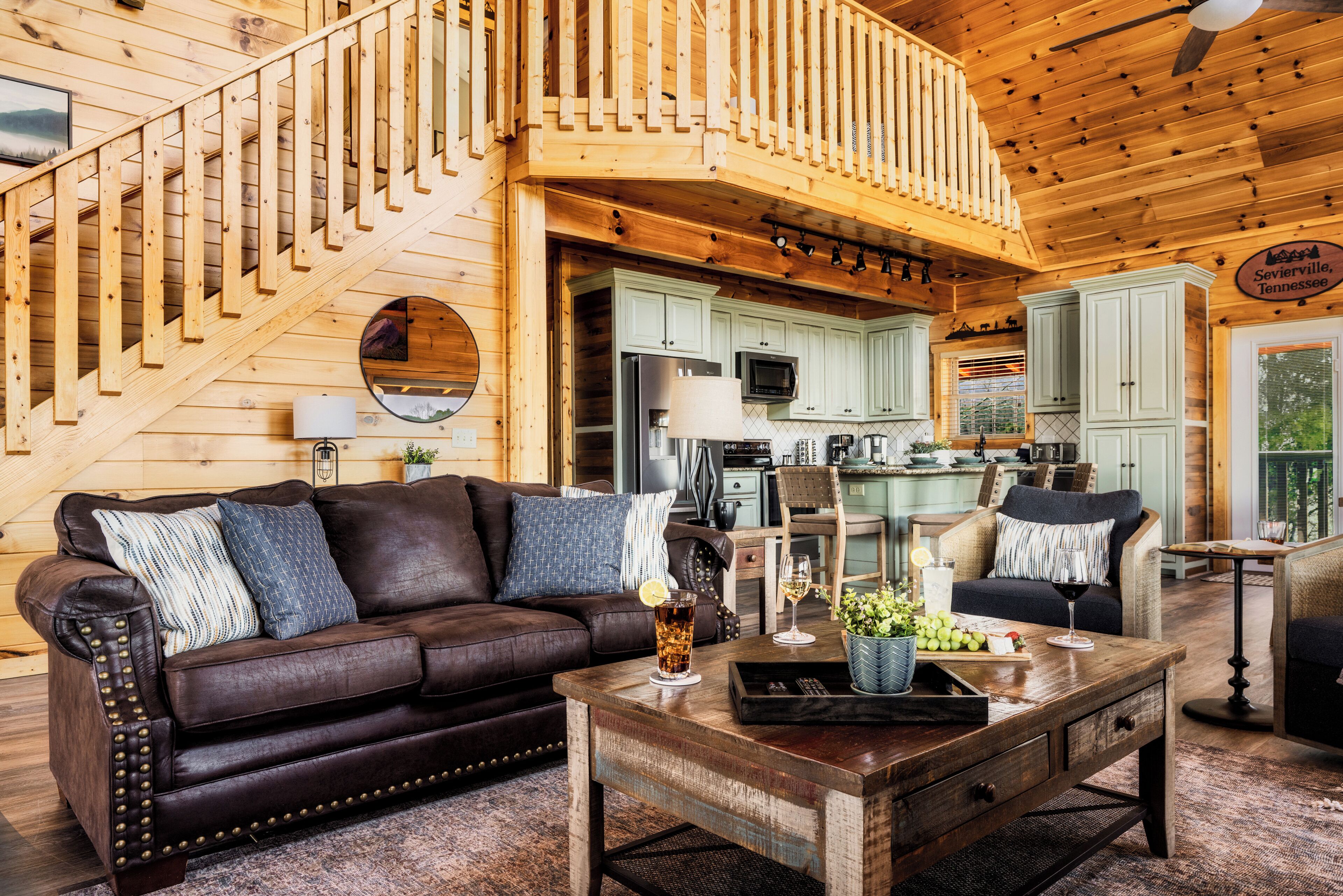 Smart TV, fireplace, table tennis