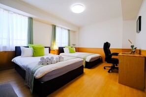 Apartment, Non Smoking (901) | 1 bedroom, individually decorated, desk, iron/ironing board - Kicon Hotels Shinsakae (Nagoya)