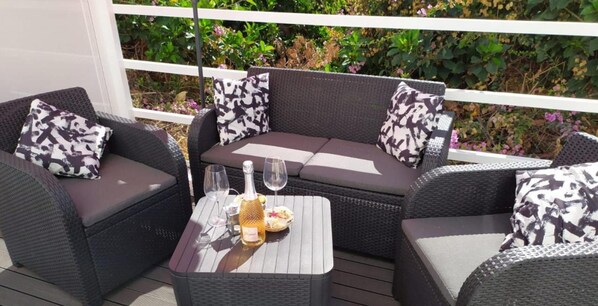 Terrace/patio - Fantastico 3 Puerto de la Cruz Tenerife, Free Parking, Air Conditioning, Netflix (Puerto de la Cruz)