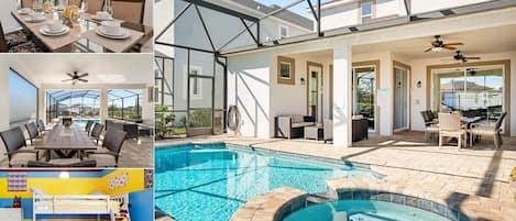 Et oppvarmet basseng