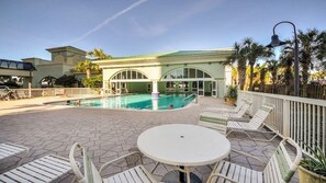 Indoor pool, a heated pool