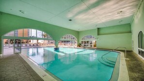 Indoor pool, a heated pool - * West End PCB!* June 6 - 13th Open! (Panama City Beach)