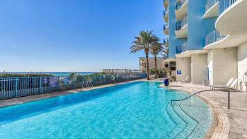 Indoor pool, a heated pool