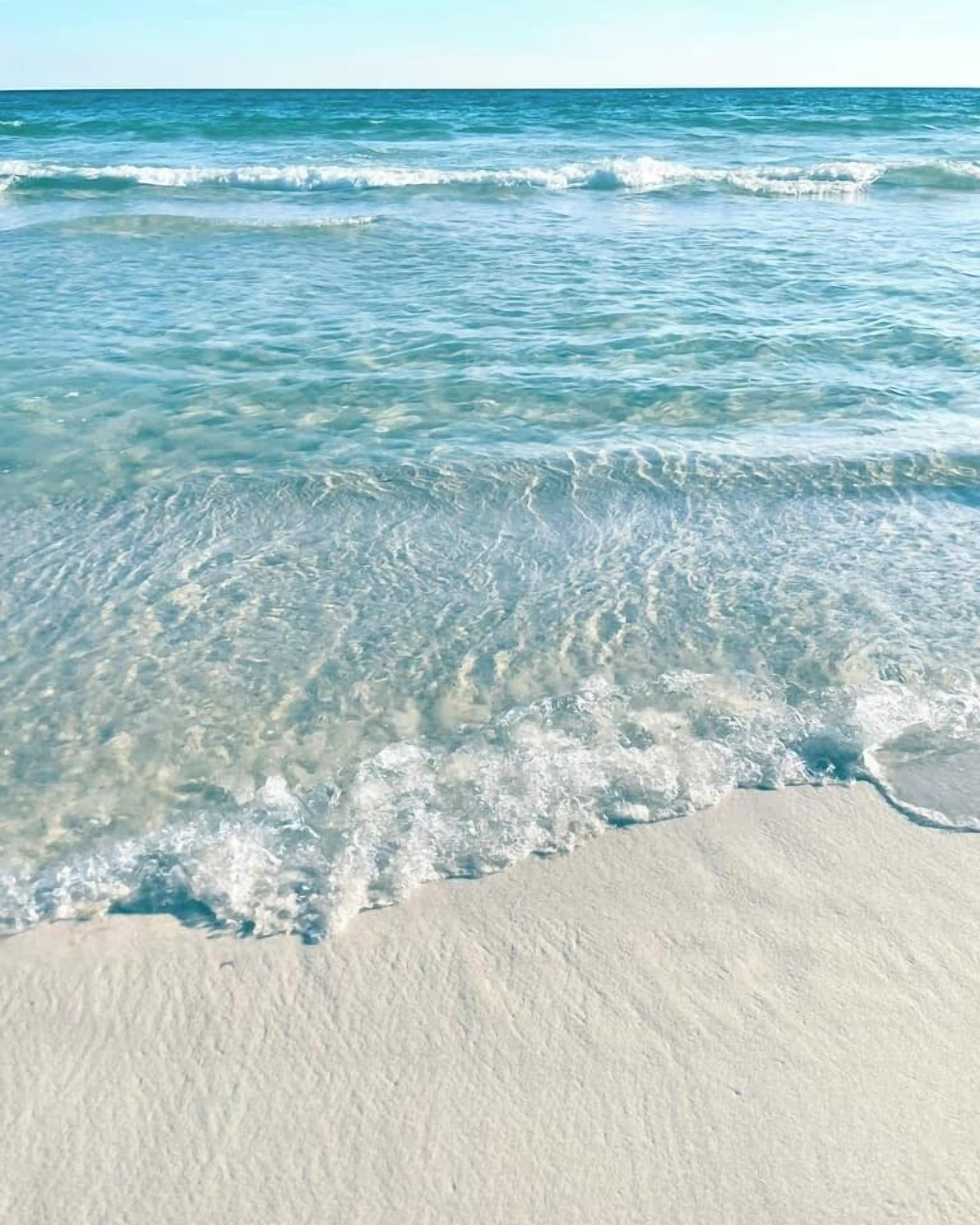 En la playa