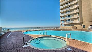 Indoor pool, a heated pool