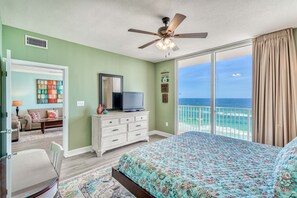 1 bedroom, iron/ironing board, free WiFi, bed sheets - Gulf Front! 6th floor @ Tidewater! Mother’s Day open! (Panama City Beach)