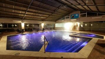Indoor pool, outdoor pool