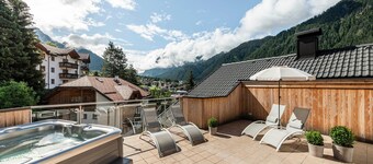 Apartamento "Ön Residenz Bun Sté" con vistas a la montaña, sauna y jardín