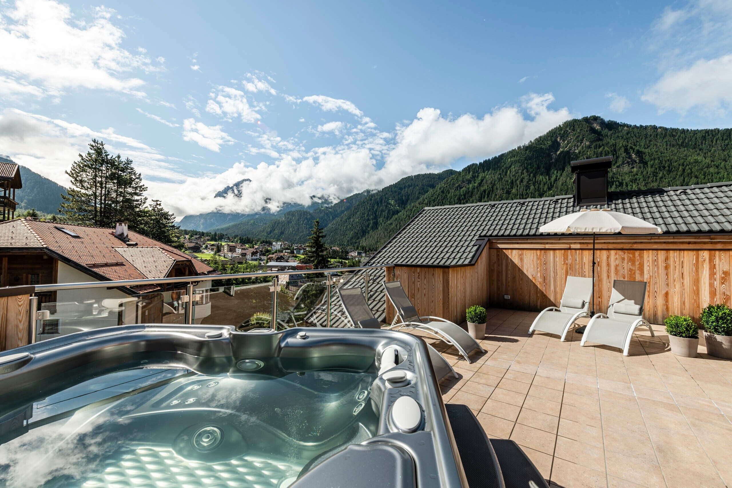Bain à remous extérieur