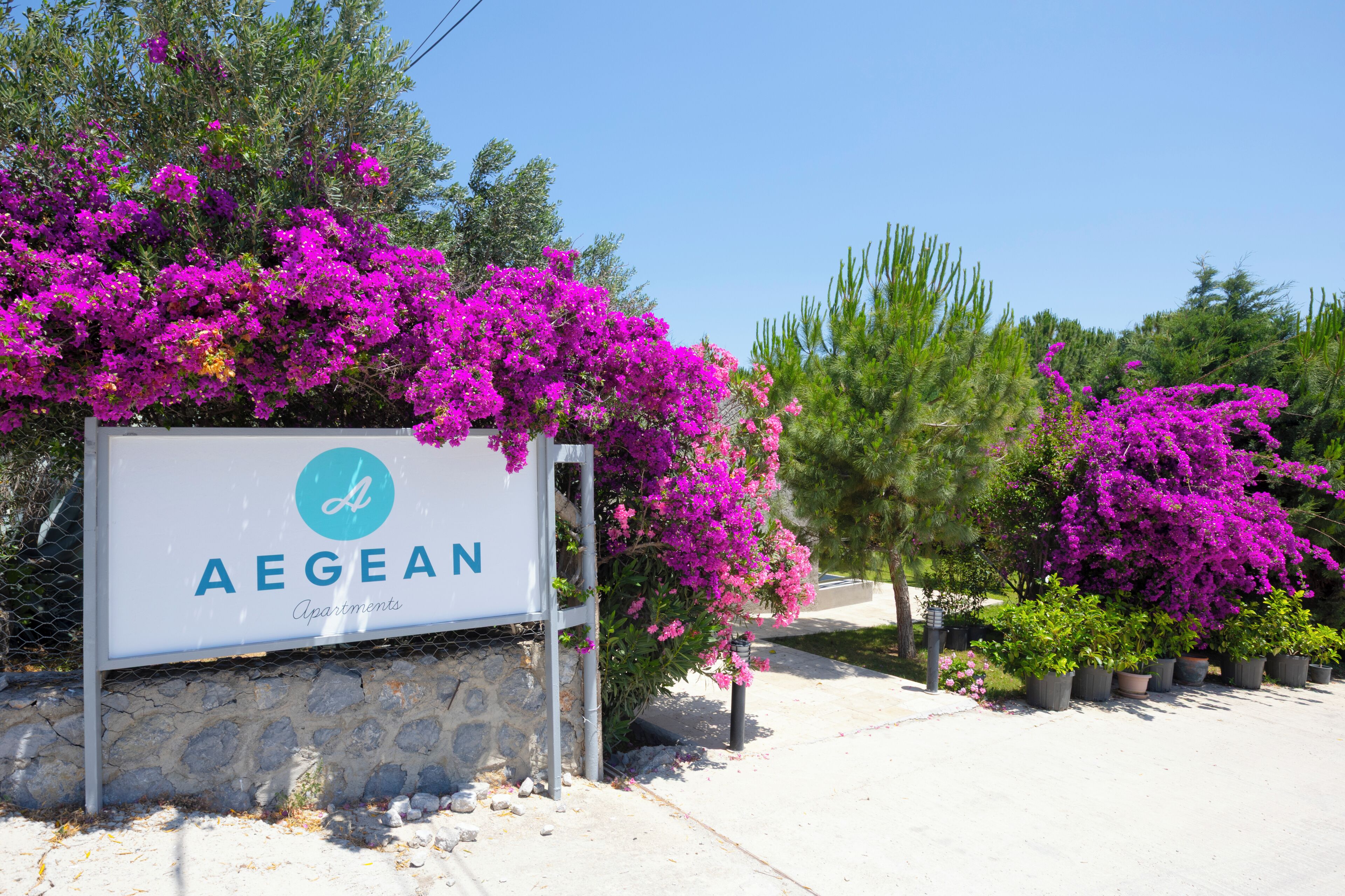 Entrada de la propiedad