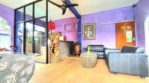 Sala de estar en el lobby